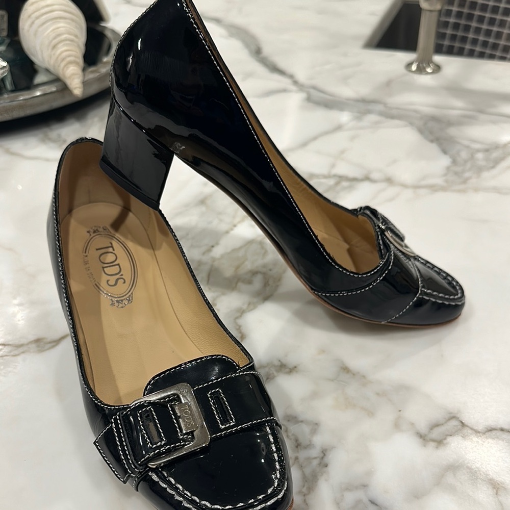 Tod's Black Heels
